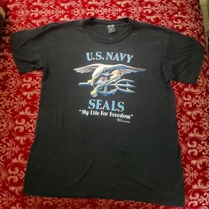 U.S. Navy SEALs Black T-Shirt